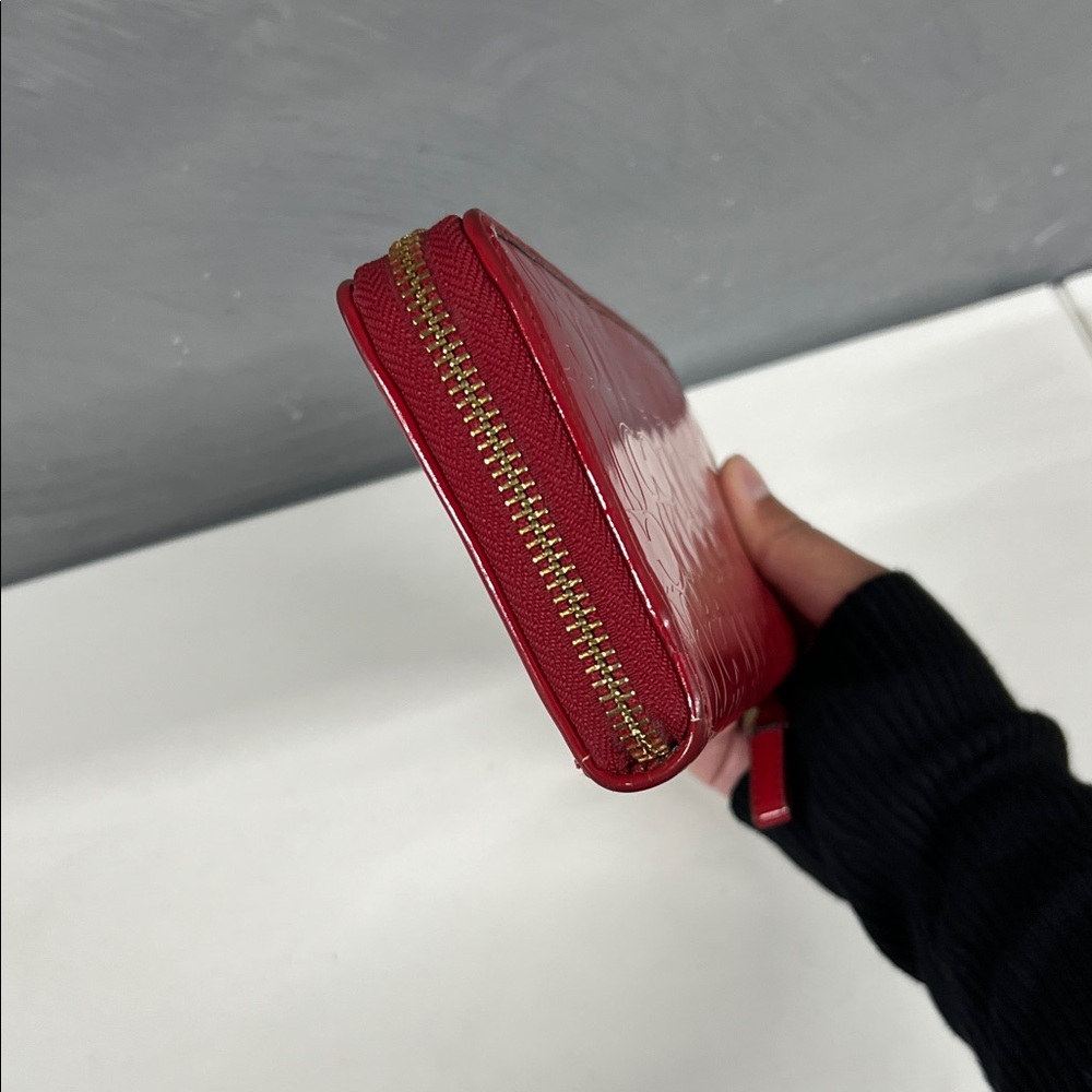 Coach Red Monogram Wallet - Picture 7 of 12